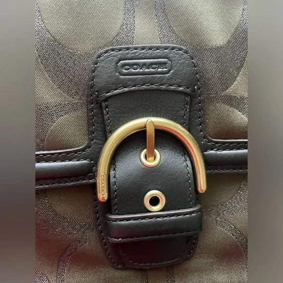 Coach Bag, Coach crossbody, Coach green bag. - Picture 5 of 16